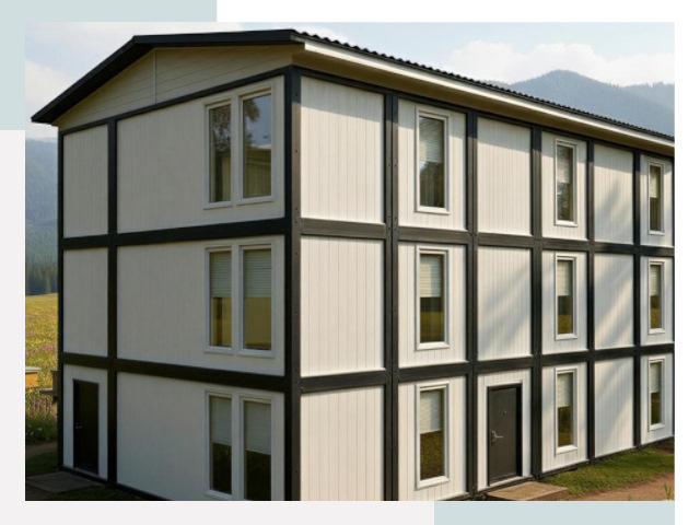 Модульные общежития в Новомосковске