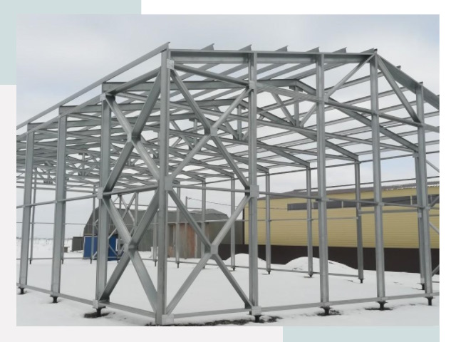 Каркасные ангары в Новомосковске