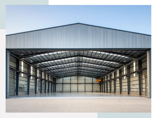 Большие ангары в Новомосковске