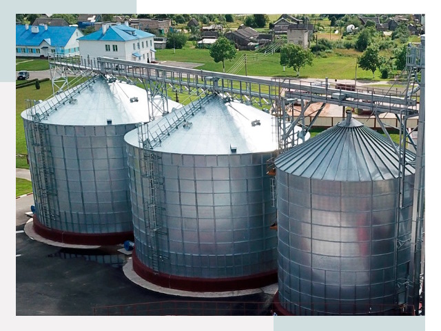 Металлические силосы в Новомосковске