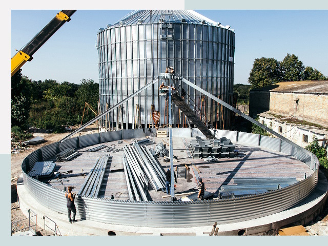 Силосы для зерна в Новомосковск от 620 руб. - Надёжное хранение