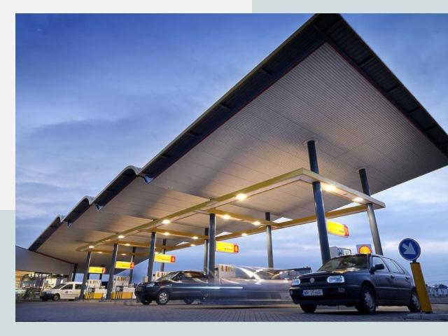 Навесы для АЗС в Новомосковск от 620 руб. - Защита и комфорт