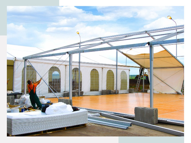 Быстро сборные шатры в Новомосковске